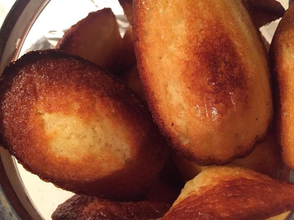 Madeleine dorée et moelleuse